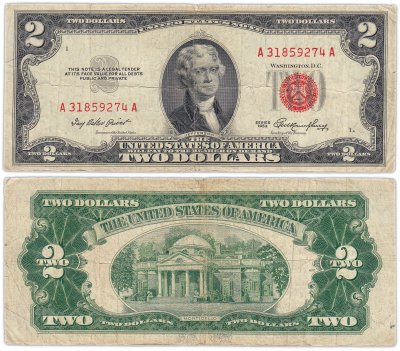 купить США 2 доллара 1953 series 1953 (Pick 380)