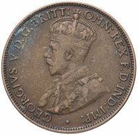 Купить Австралия 1/2 пенни (penny) 1917