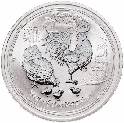 купить Австралия 1 dollar (доллар) 2017 UNC P "Year of the Rooster (год Петуха)"