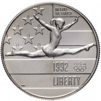 Купить США 50 центов 1992 "Олимпийские игры в Барселоне"