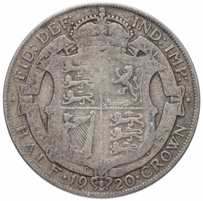 купить Великобритания 1/2 кроны (crown) 1920