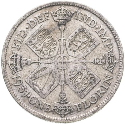 купить Великобритания 2 шиллинга (флорин, shillings) 1931