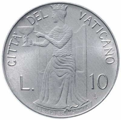 купить Ватикан 10 лир (lire) 1979