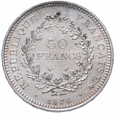 купить Франция 50 франков (francs) 1976