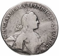 купить 1 рубль 1766 СПБ-TI-АШ стандартный чекан