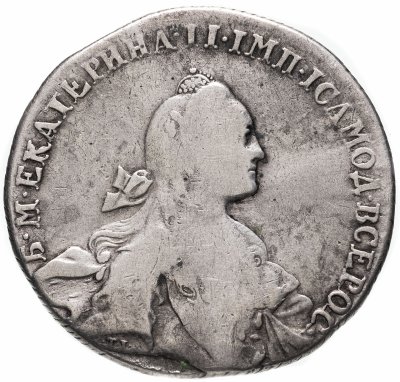 купить 1 рубль 1766 СПБ-TI-АШ стандартный чекан