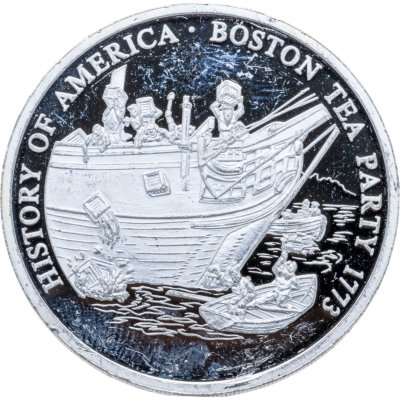 купить США, токен "История Америки - Бостонское чаепитие" 1773
