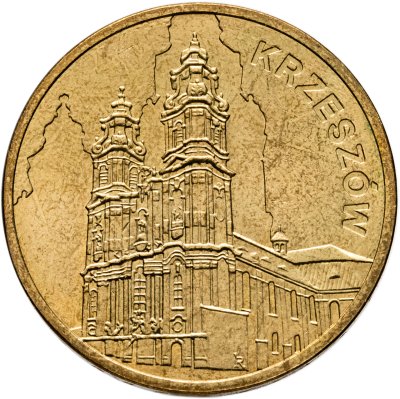 купить Польша 2 злотых 2010 "Памятники Польши - Кшешув"