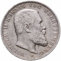 купить Германия (Империя) 3 марки (mark) 1908 F Вюртемберг