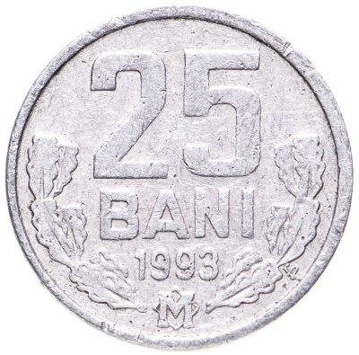 купить Молдавия 25 бань (bani) 1993