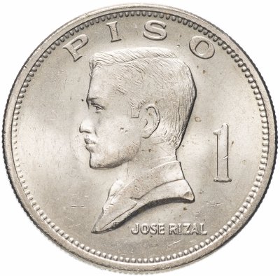 купить Филиппины 1 песо (piso) 1972-1974 "Хосе Рисаль", случайная дата
