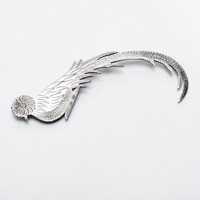 купить Брошь "Райская птица", серебро (по реактиву), клеймо HLEALG GUATES, Америка, 1980-1990 гг.