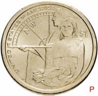 Купить США 1 доллар (dollar) 2014 Р "Коренные Американцы - Гостеприимство индейцев"