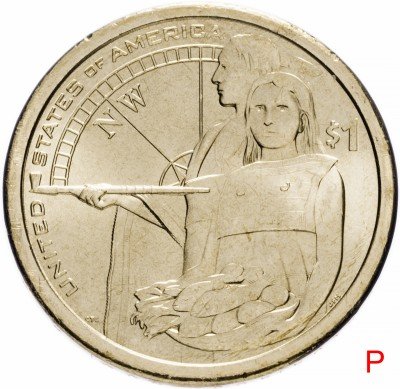 купить США 1 доллар (dollar) 2014 Р "Коренные Американцы - Гостеприимство индейцев"