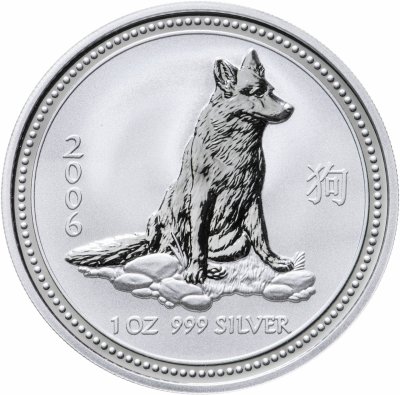 купить Австралия 1 доллар 2006 «Восточный календарь-год Собака»