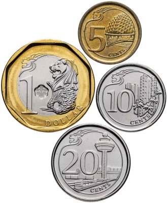 купить Сингапур набор монет 2013 года (4 штуки)