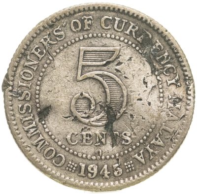купить Малайя 5 центов 1945 I