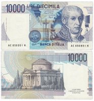 купить Италия 10000 лир 1984 (Pick 112b)