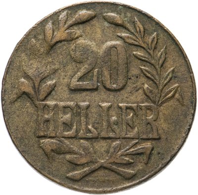 купить Германская Восточная Африка 20 геллеров (heller) 1916
