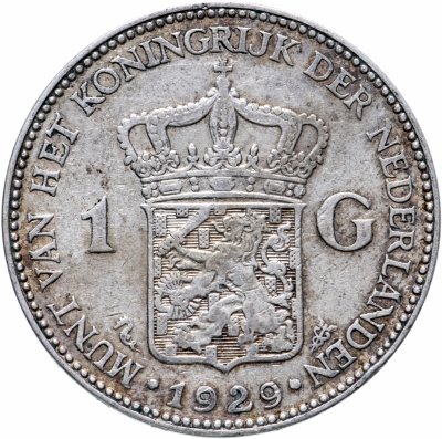 купить Нидерланды 1 гульден (gulden) 1929