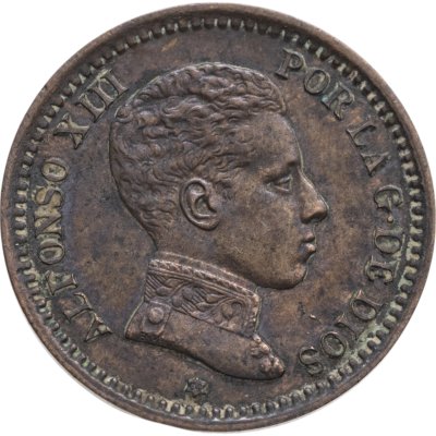 купить Испания 2 сентимо (centimos) 1904