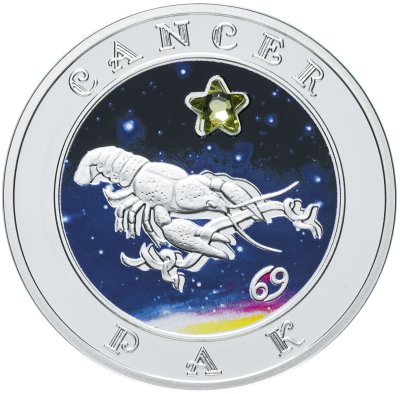 купить Армения 100 драмов 2008 "Знаки зодиака - Рак"