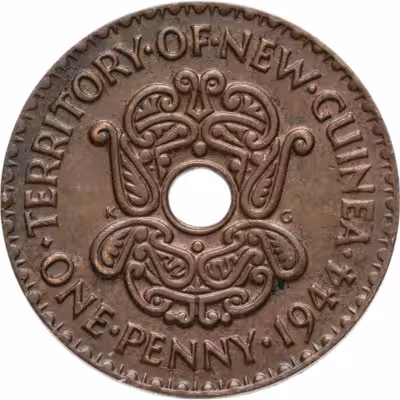 купить Новая Гвинея 1 пенни (penny) 1944