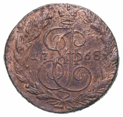 купить 5 копеек 1768 ЕМ орёл 1770-1777, нового образца