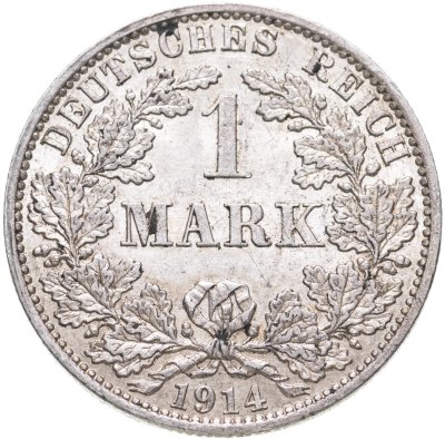 купить Германия 1 марка (mark) 1914 A знак монетного двора: "A" - Берлин
