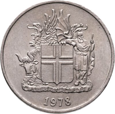 купить Исландия 5 крон 1978