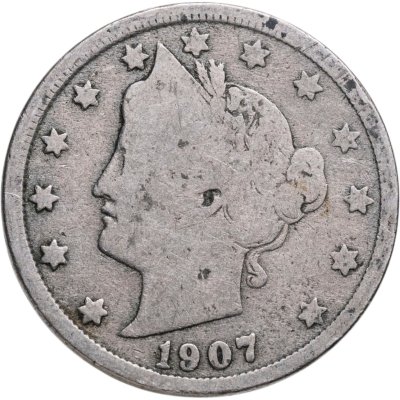 купить США 5 центов (cents) 1907 Liberty Nickel