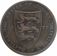 купить Джерси 1/12 шиллинга 1877