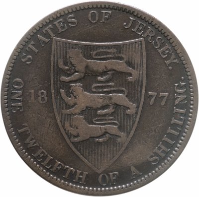 купить Джерси 1/12 шиллинга 1877