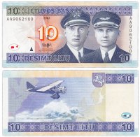 купить Литва 10 лит 2001 (Pick 65a)