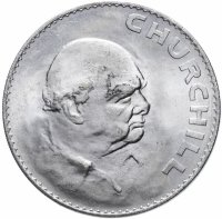 Купить Великобритания 1 крона 1965 Черчилль