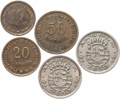 купить Мозамбик набор из 5 монет 1960-1968