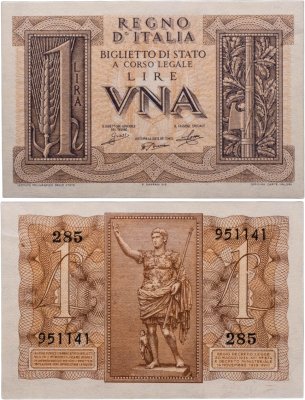 купить Италия 1 лира 1939