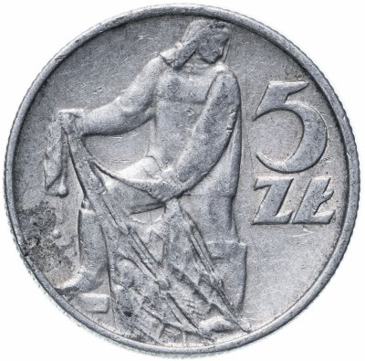купить Польша 5 злотых (zlotych) 1974