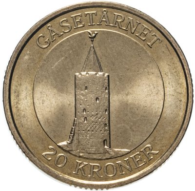 купить Дания 20 крон (kroner) 2004 Башня Гуз, Вордингборг