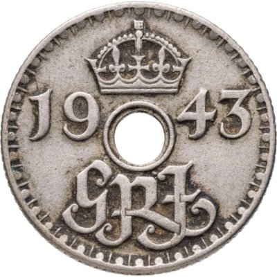 купить Новая Гвинея 6 пенсов (pence) 1943