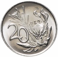 купить ЮАР 20 центов (cents) 1979 "Окончание президентства Николааса Дидерихса"