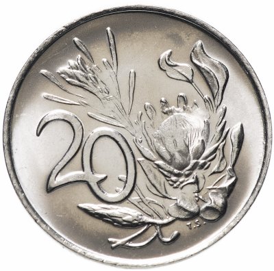 купить ЮАР 20 центов (cents) 1979 "Окончание президентства Николааса Дидерихса"