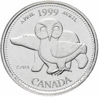 Купить Канада 25 центов (cents) 1999 "Миллениум - Апрель 1999, Северное наследие"