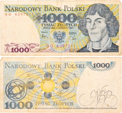купить Польша 1000 злотых 1982