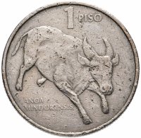 Купить Филиппины 1 писо (piso) 1983-1990, случайная дата