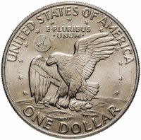 Купить США 1 доллар (dollar) 1972 D "доллар Эйзенхауэра"
