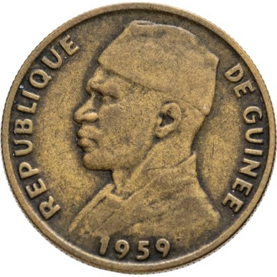 купить Гвинея 10 франков (francs) 1959