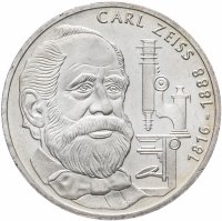 Купить Германия 10 марок 1988 "100 лет со дня смерти Карла Фридриха Цейса"
