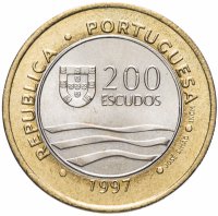 купить Португалия 200 эскудо (escudos) 1997 "Лиссабон ЭКСПО, 1998"