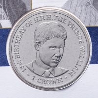 купить Остров Мэн 1 крона 2000 18-летие принца Вильяма